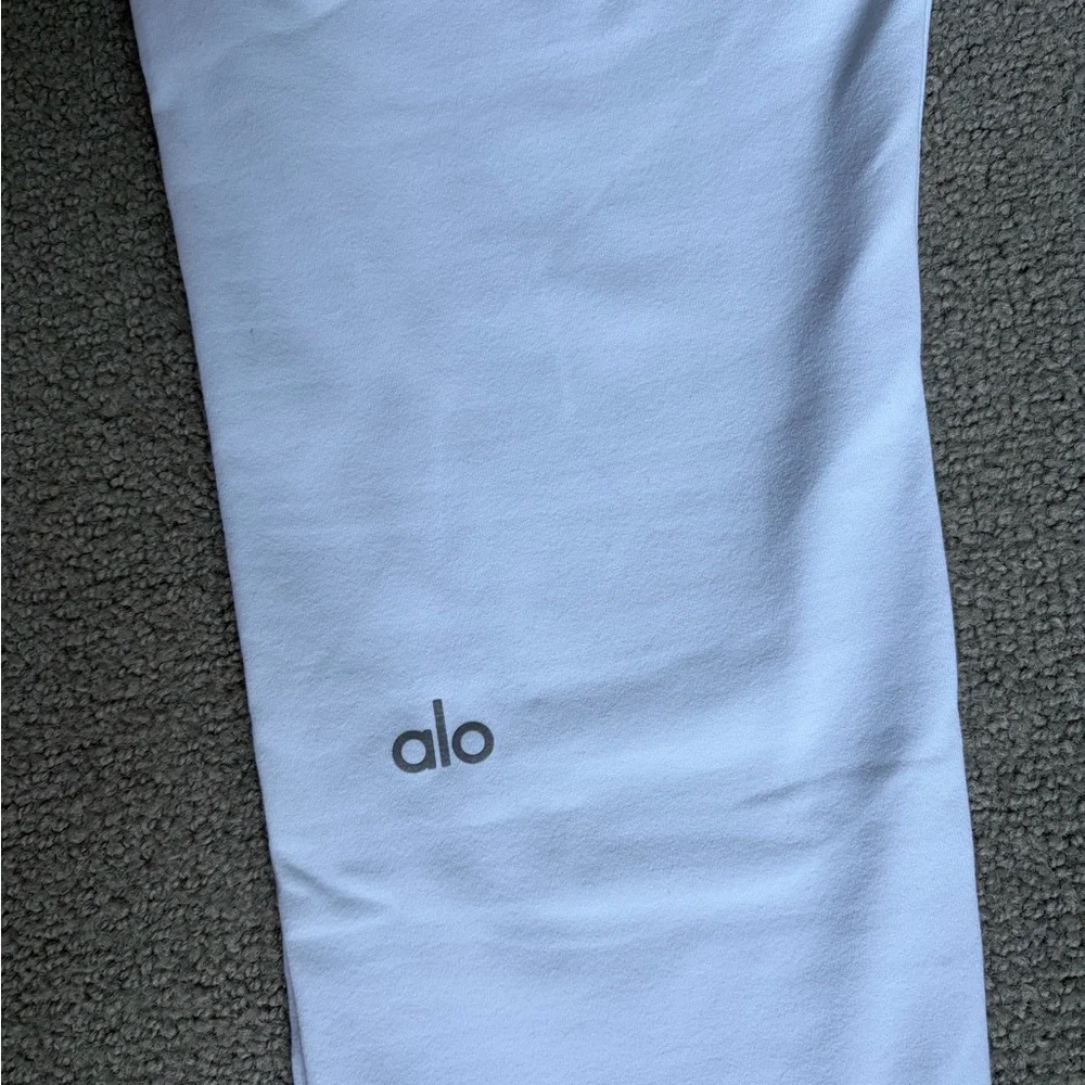 ALO Yoga White High-Rise Sculpt Leggings